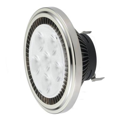 China 12W AR111 AC/DC 12V LED Ceiling Spotlights 25/60° Beam Angle for sale