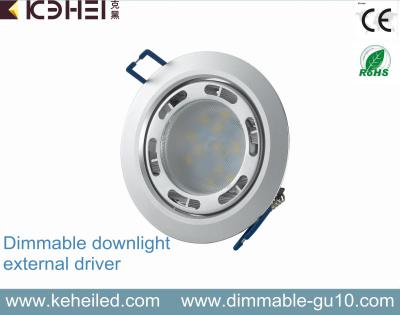 China 7w Ultra Thin Dimmable Led Downlight With 90mm Cutout And External Driver for sale