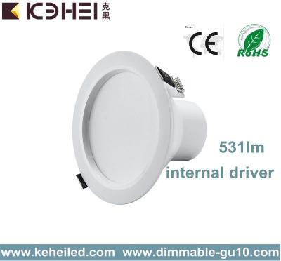 중국 LED Downlight 7w 531lm PF 0.95 CRI 80가 AC110V/AC220V 매매에 의하여 자격을 줬습니다 판매용