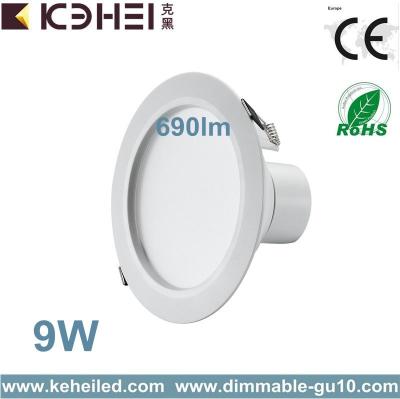 China 9 Watt 690lm 130mm Cut Out Led Downlight With l30° Light For Display Case Accent for sale