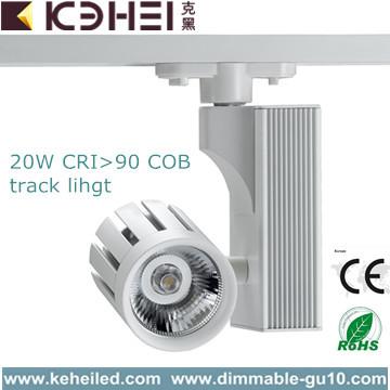 Cina 20Watt CA 110 - illuminazione della pista di 260V LED con l'angolo 24°Beam bianco/nero in vendita