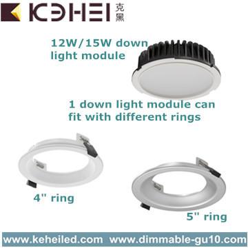 China 12W magische afneembare 4 ' '/5“ ringsleiden Downlight met Samsung-Spaanders100lm/w lichte efficiency Te koop