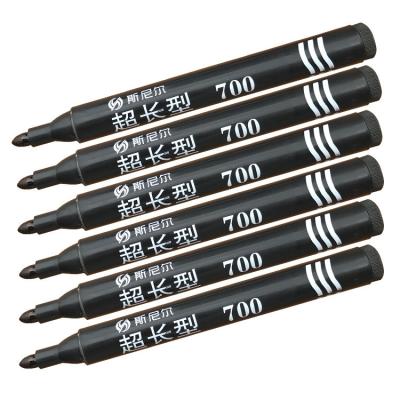 China New 2020 Bright Colors Oil Based Permanent Marker Pen Good Writing Bullet Refillable Marker Pen Long for sale