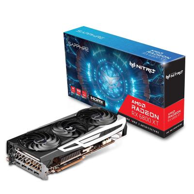 China Desktop RX 6800 SAPPHIRE Radeon RX 6800 Nitro+ 16GB with GDDR6 192bit Graphics Cards FOR DESKTOP for sale