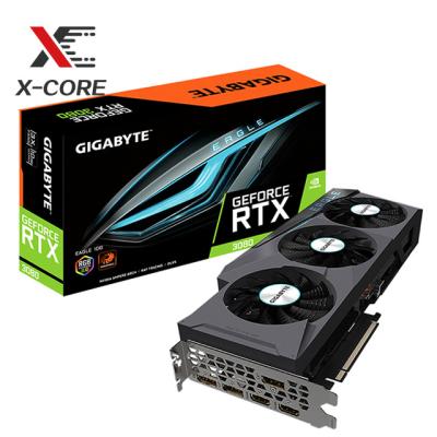 China Newest Workstation Rumax GIGAOCTET RTX 3080 EAGLE OC 10G RTX3080 Ti 3080 GPU 320bit Graphics Card for sale