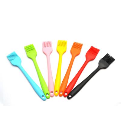 China Easily Cleaned Resist High Temperature Silicone Pastry Barbecq Cooking Oil Brush for sale