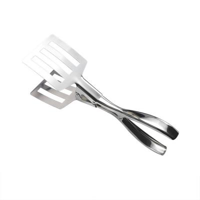 China Convenient and Simple Easily Cleaned Charcoal Clip BBQ Tongs Camping Stainless Steel BBQ Tongs for sale