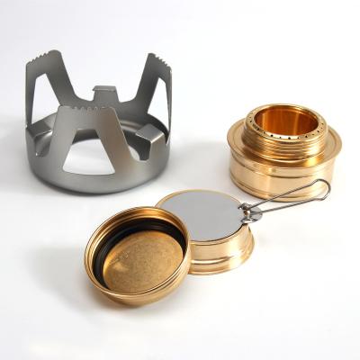 China Other Durable Space Saving Mini Alcohol Stove Portable Camping Stove for sale