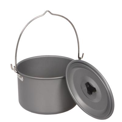 China Sustainable Portable Outdoor 4.2L Cooking And Picnic Camping Wall Hanging Pot for sale