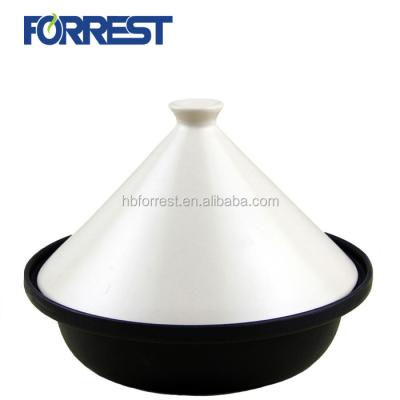 China Viable white enamel tagine for sale