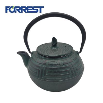 China Durable Japanese Tea Kettle Cast Iron Teapot With Stainless Steel Cast Iron Tea Kettle Infuser Stovetop Safe for sale