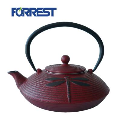 China Viable Antique Tea Set Cast Iron Tea Infuser Iron Tea Kettle Set for sale