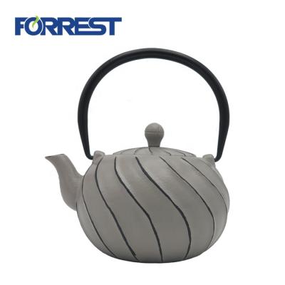 China Viable Armor Pattern Cast Enamel Teapot for sale