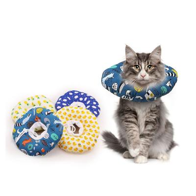 China Amazon Hot Viable Wholesale Adjustable Soft Elizabethan Cat Recovery Collar Cat Cone for sale