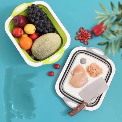 China Sustainable New multifunctional chopping board folding chopping board kitchen super cost-effective supplies sink sink sink drain basket for sale