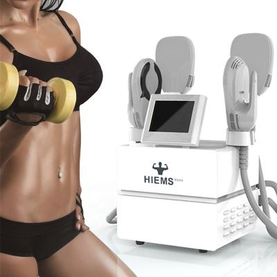 China Portable HIEMS Skin Revitalizer Ventilator System Machine 4 Handle Muscle Building Electromagnetic Muscle Stimulator Weight Loss Machine for sale