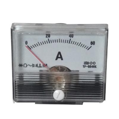 China Amazon Hot Sale Indoors Reinforced Insulation Rectangular Ampere Analog Panel Meter for sale