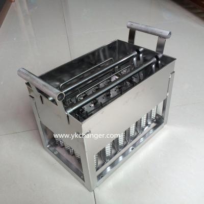 China Italian 24pcs stainless steel ice lolly mould frozen ice cream mould popsicle mold basket for sale