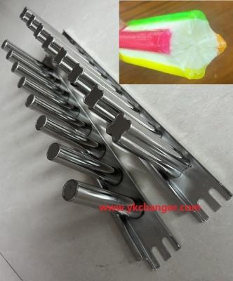 China A+B ice cream molds stainless steel AB stick ice cream molds A and B ice cream moulds 8cavities industrial use for sale