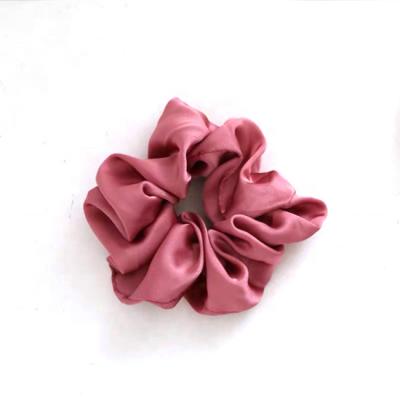 China Vintage Satin Elastic Headband For Hair Strong Thick Ropes Ribbon Holder Silk Ponytail Hair Crac! crack! for sale