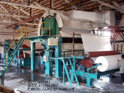 China 1760mm Single Cylinder and Single Wire toilet Tissue Paper Making Machine for sale