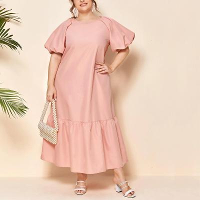 China Viable Women's Plus Size Dresses Loose Summer Plus Size Dresses / Dresses For Plus Size Ladies for sale