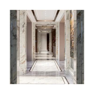 China China Modern Custom Shower Surrounds Calacatta Oro Borghini Calcutta Gold Marble Slab for sale