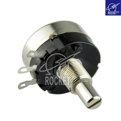 China Metal Shaft Cermet Linear Trimmer 3386MP 1k 5k 10k Ohm Single-Turn Knob Potentiometer for sale