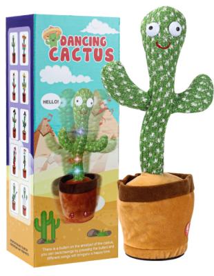 China Promotion Amazon Toy Dancing Cactus Twisting Cactus Talking Hot Sale Study for sale