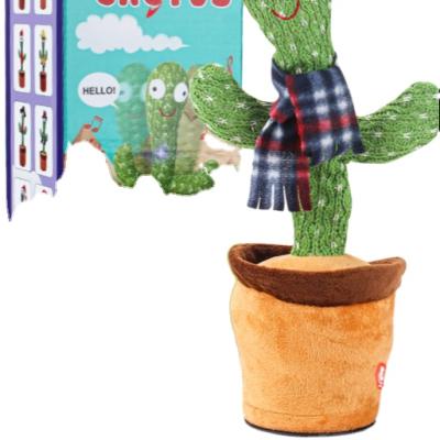 China Promotion Amazon Toy Recording Doll Dancing Cactus talking study hot sale for sale