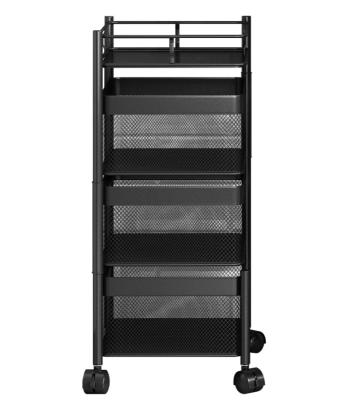 China Viable the new multi-layer kitchen storage mobile rack without house installation is portable for sale