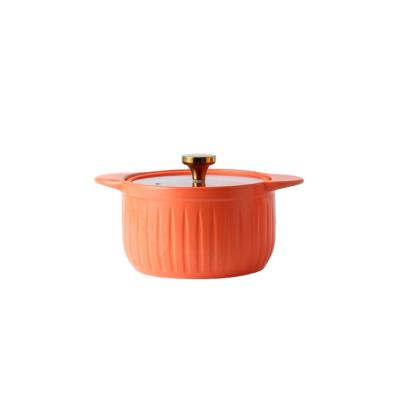 China Viable Wholesale Ceramic High Temperature Resistant Casserole Health Care Household Stew Pot Open Flame Soup Pot for sale