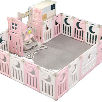 China Home Baby Mat Protective Fence Toddler Durable Indoor Baby Playpen Crawling Fence for sale