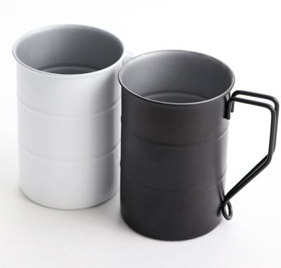 China New Outdoor Stainless Steel Mountaineering Beer Metal Water Camping Mug Classic/Postmodern Double Factory Direct Supply for sale