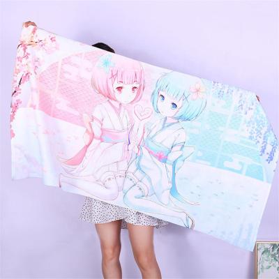 China Microfiber Suede QUICK DRY Printed Beach Towel And Promotion Towel for sale