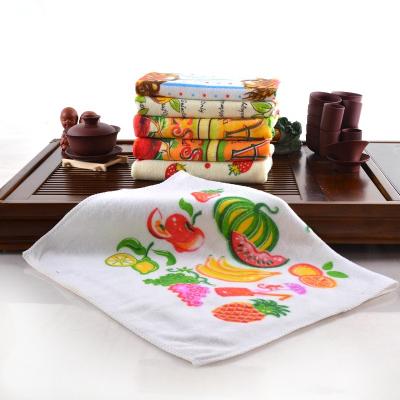 China Custom Printed QUICK DRY Microfiber Kitchen Tea Towel for sale