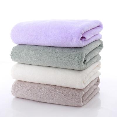 China QUICK DRY Microfiber Coral Fleece Absorbent Bath Towel for sale