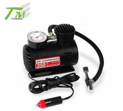 China Portable ABS Mini Car Air Compressor Tire Inflator Auto Type Inflator for sale