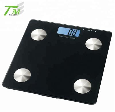 China With Scale Tray 180kg 150kg 400lb Electronic Bathroom Scale And Health Body Fat Scale Household Digital Scale for sale