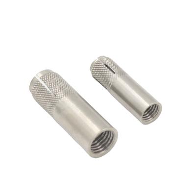 China SS304 SS316 Stainless Steel Steel Drop In Anchor With Knurled Body for sale