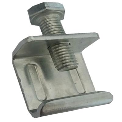 China Carbon Iron Stainless Steel Clamp Channel G-Clamps , Clamp For Ventilation Stacks for sale