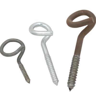 China Galvanized Swing Carbon Steel Swing Twist In Hook Swing Hook Screw Braid Screw for sale