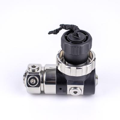 China 2 Port High Pressure & 5 low pressure ports; LP Ports Swivel Best 1st Stage Black Air Diving Regulator Regulator Best Selling OEM for sale