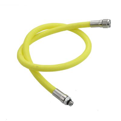 China Wholesale Low Pressure Hoses Low Price Scuba Regulator Low Pressure Braided Hoses Yellow for sale