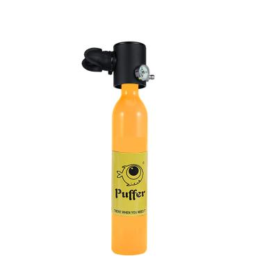 China Hotdive 0.5L Mini Scuba Tank Air Diving Cylinder Bottom Water Handheld Breathing Device for sale