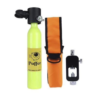 China Scuba Cylinder 3000psi 200bar Scuba Mini Tank Oxygen Spare Air Aluminum Scuba Tank for sale