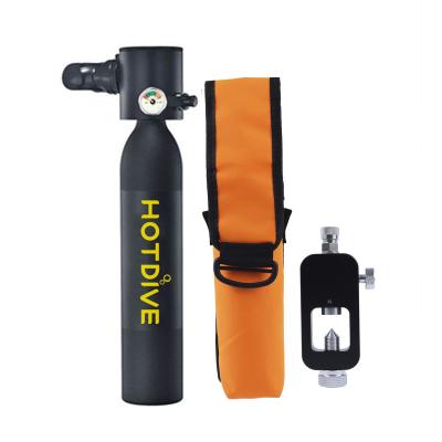 China Scuba Diving Hotdive Personal Breathing Apparatus Mini Diving SCUBA Tank Aluminum Smooth Tank / SCBA for sale