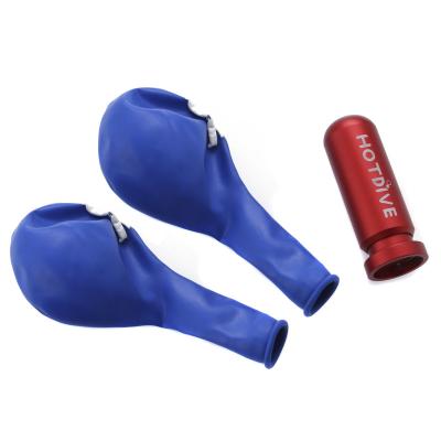 China Lightweight Customized Logo Aluminum Freediving Equalization Training Tool Frenzel Trainer Tool for sale