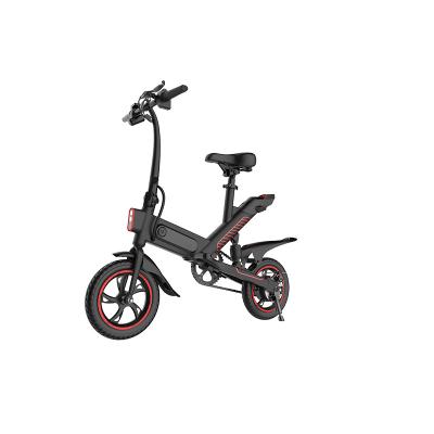 China Aluminum Alloy Chirrey 350W 6ah/10ah 14inch Mini Electric Bike Electric Folding Bike for sale