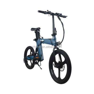 China Aluminum Alloy Chirrey Folding Ebike 20 Inch 250W Removable Battery 16Ah/12Ah/8Ah for sale